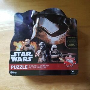 Star‎ Wars: The Force Awakens 1000-Piece Puzzle Sealed Collector Tin Box New